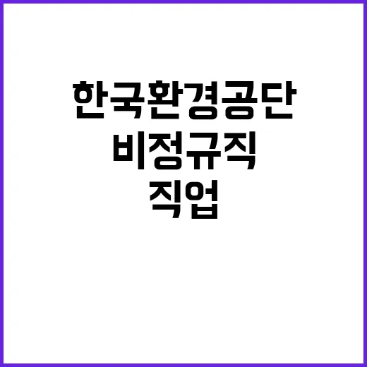 한국환경공단 통합물관리처 비점시설검사부 기간제 근로자(촉탁라급) 채용공고