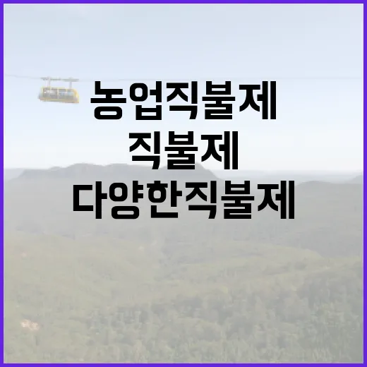 농업직불제 다양한 직불제 통합 개념 설명!