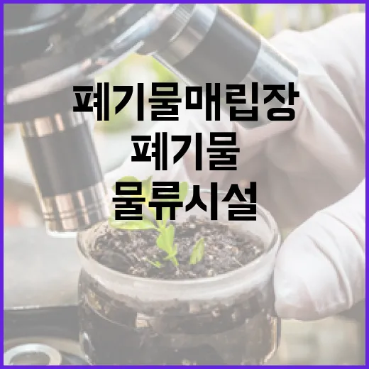 폐기물 매립장 주차장과 물류시설로 변신하다!