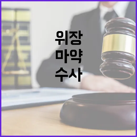 마약 유통 수사팀 보강과 위장수사 제도화!