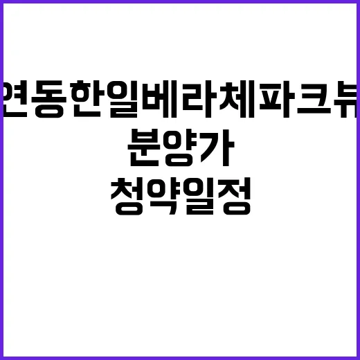 연동 한일베라체 파…