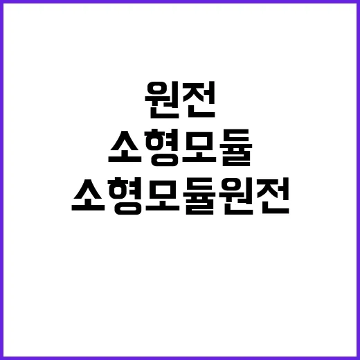 iSMR 시뮬레이터 센터 K소형모듈원전의 미래 공개!