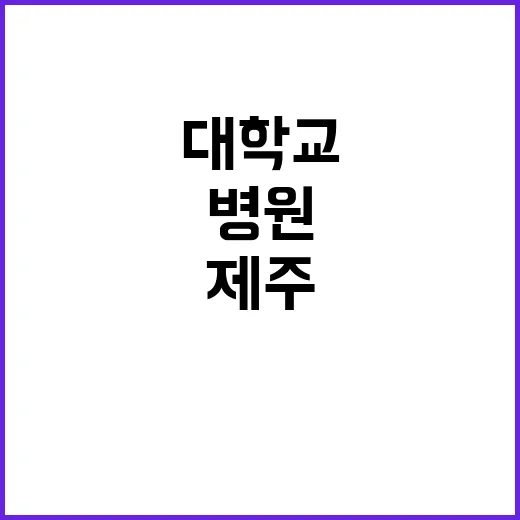 제주대학교병원 정규…