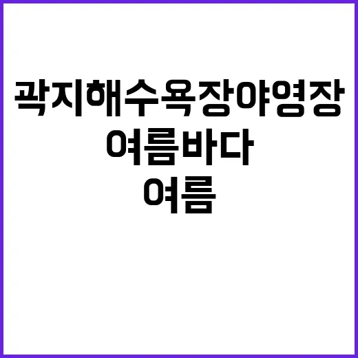 곽지해수욕장 야영장