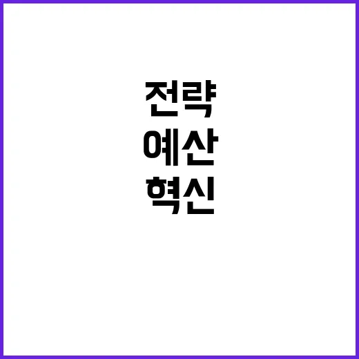 ICT예산 혁신 건…