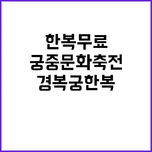 경복궁 한복 무료 …