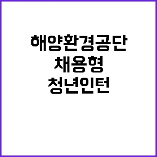 해양환경공단 청년인…