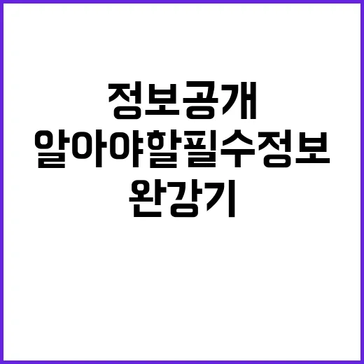 완강기 사용법 알아야 할 필수 정보 공개!