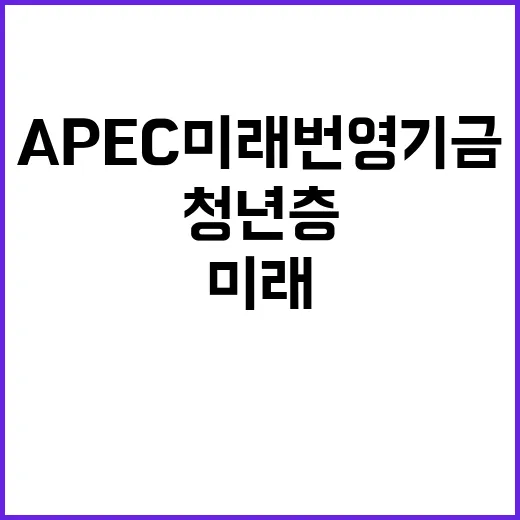 ‘APEC 미래번영…