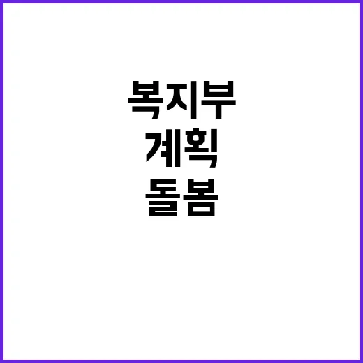 돌봄사업 효율화 복…