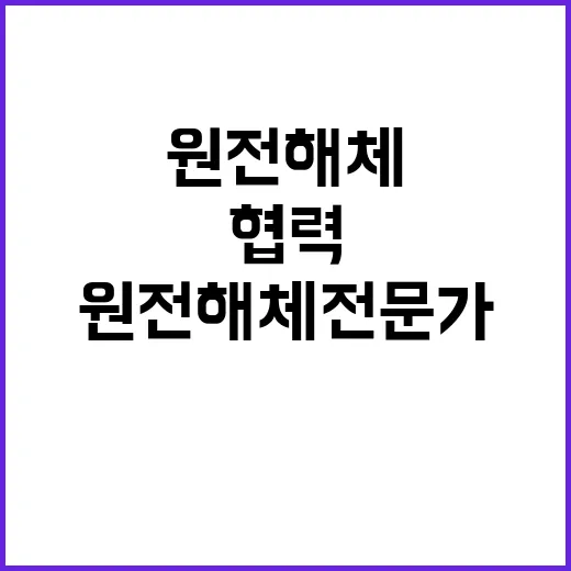 원전해체 전문가 기…