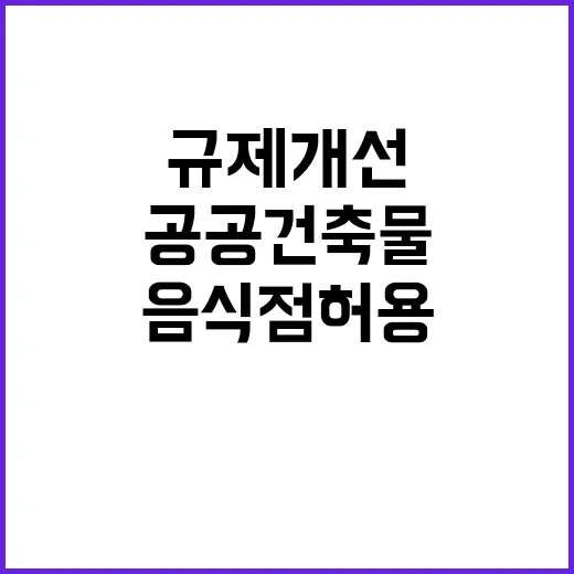 규제 개선 공공건축…