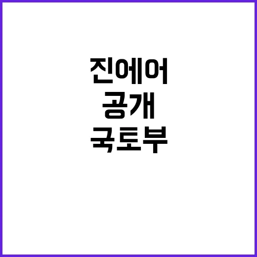 진에어 통합? 국토부의 놀라운 사실 공개!