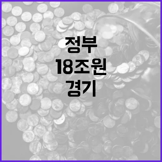 정부 18조원 공공재원으로 경기 부양 계획 공개!