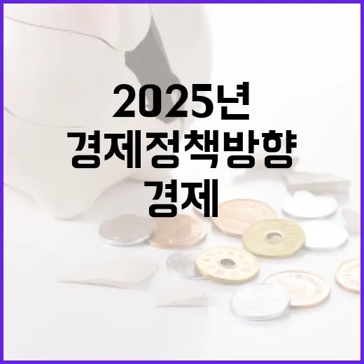 경제정책방향 2025년 미래를 바꿀 전략 공개!