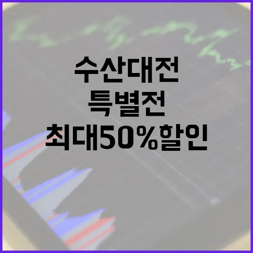 수산대전 특별전 최대 50% 할인 혜택!