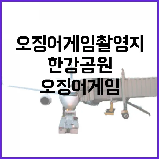 한국관광 100선 한강공원과 오징어게임 촬영지!