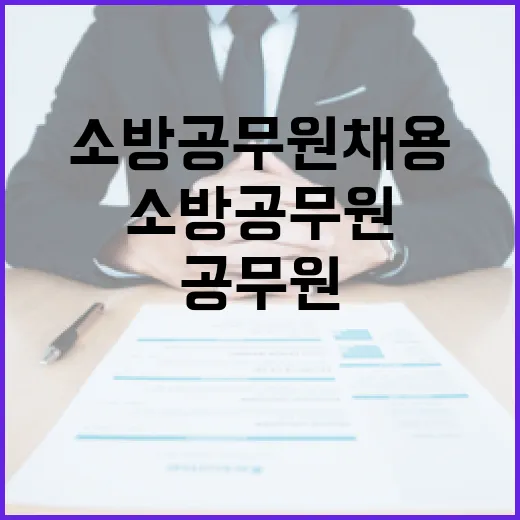 소방공무원 채용 올…