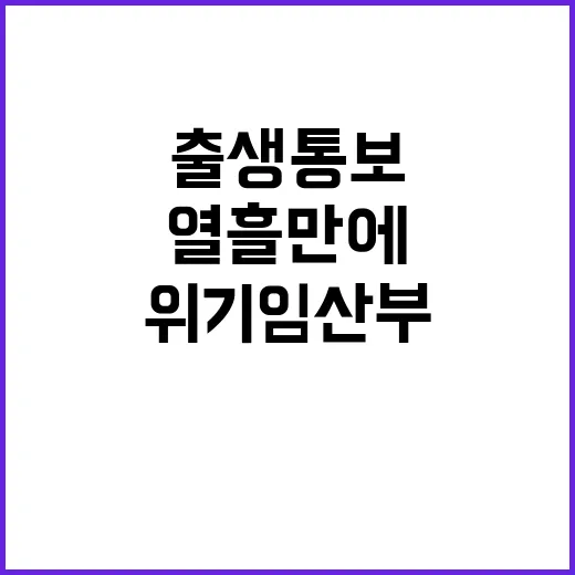 위기임산부 지원, …