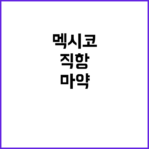 멕시코 마약 밀수,…