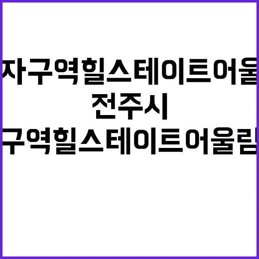 전주시 효자구역 힐…