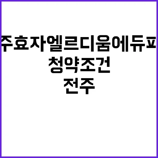 전주 효자 엘르디움…