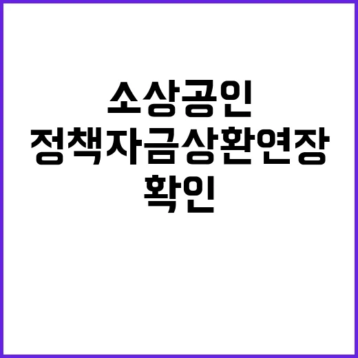 소상공인 정책자금 …