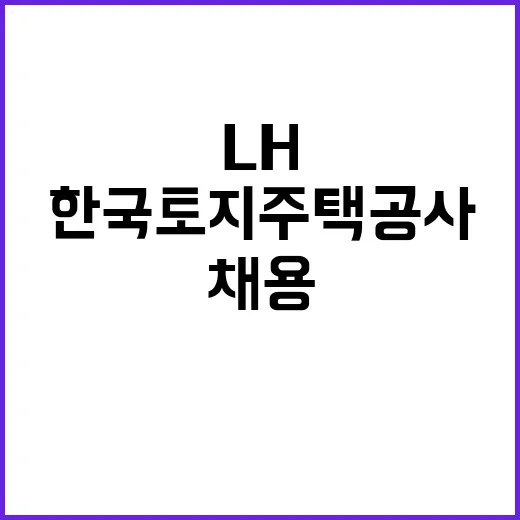 LH 전북지역본부 기간제근로자 채용공고