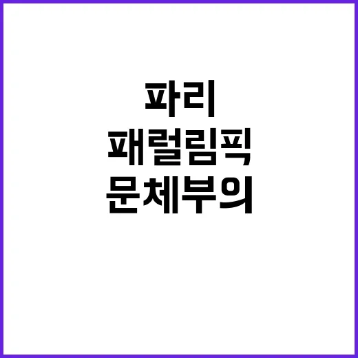 ‘파리패럴림픽’ 지…