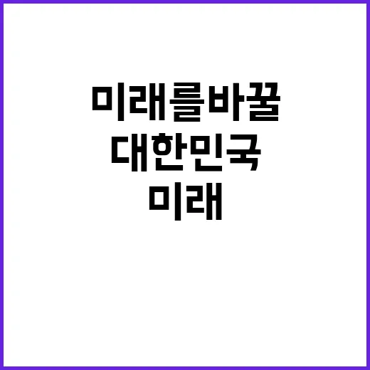 개혁 대한민국의 미…