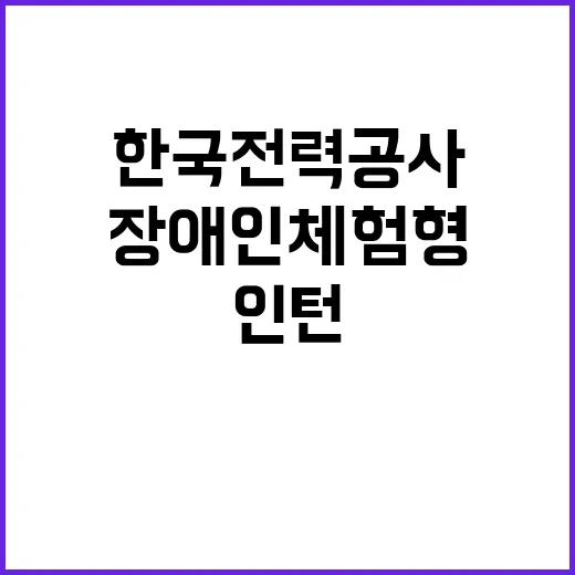 한국전력공사 청년인…