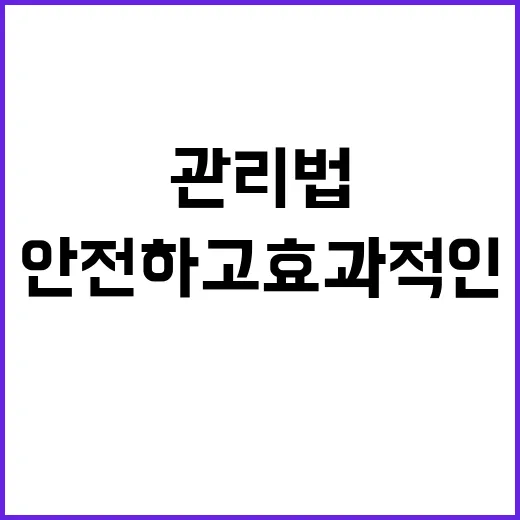 냉방기 관리법 안전하고 효과적인 사용 팁!