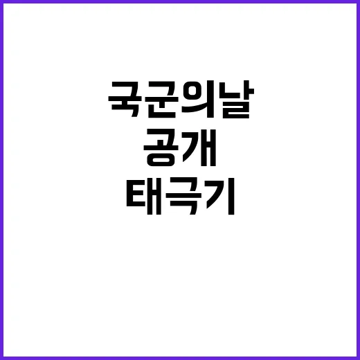 태극기 국군의 날 기념 완벽한 방법 공개!