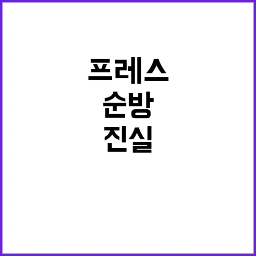 순방 프레스센터 사…