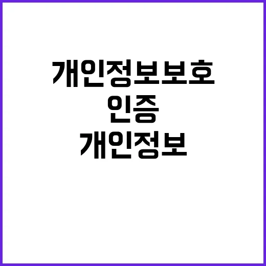 PbD 시범인증 개인정보 보호의 새로운 지침!