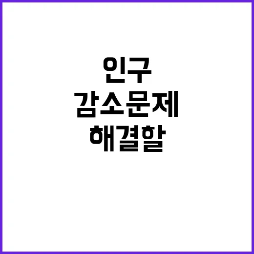 인구감소 문제 20…