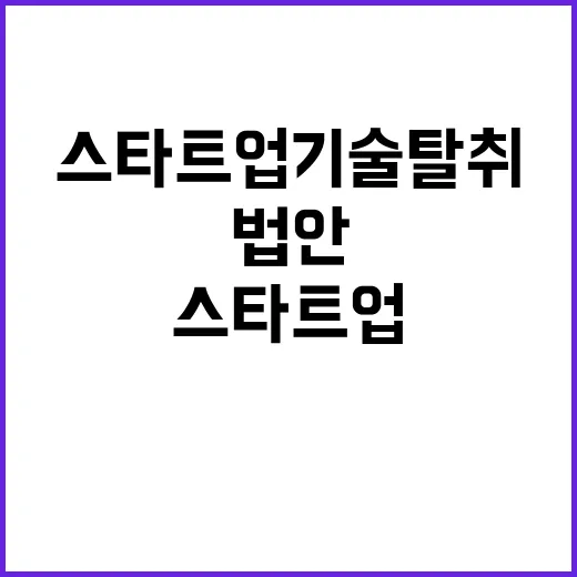 스타트업 기술탈취 …