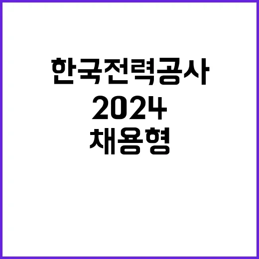 한국전력공사 청년인…