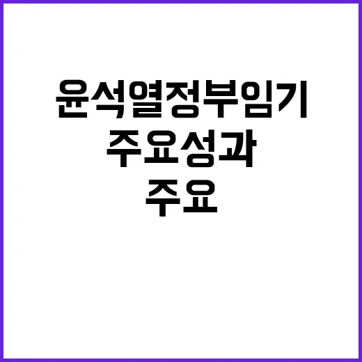 의료개혁 윤석열 정부 임기 변환점의 주요 성과!