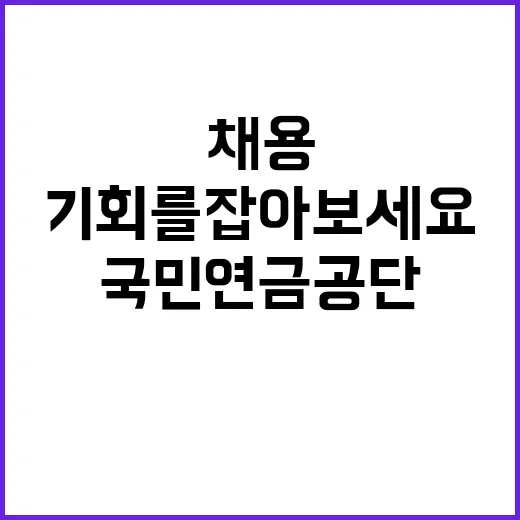 국민연금공단 변호사(전문계약직 및 기간제근로자) 공개채용