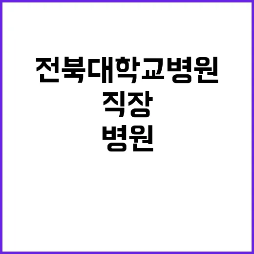 전북대학교병원 정규…