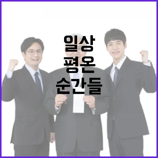 일상 평온 지역 활…