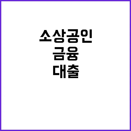 소상공인 대출 부담…