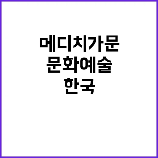 메디치 가문, 한국…