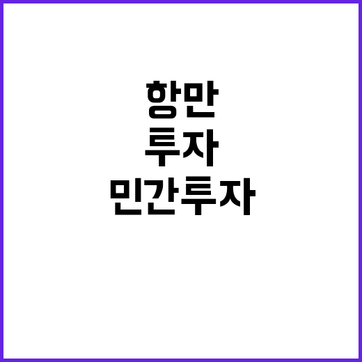 항만개발 민간투자 …