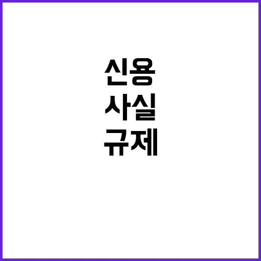 신용카드업 규제 개선 이제 미확정 사실 공개!