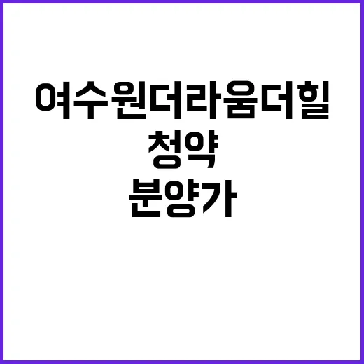 여수 원더라움 더힐…