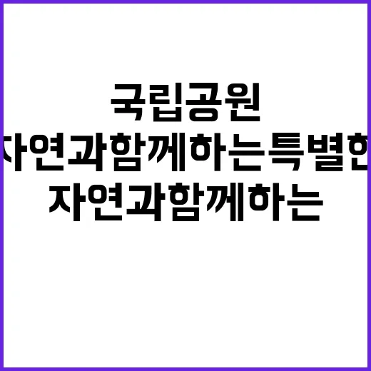 국립공원공단 비정규…