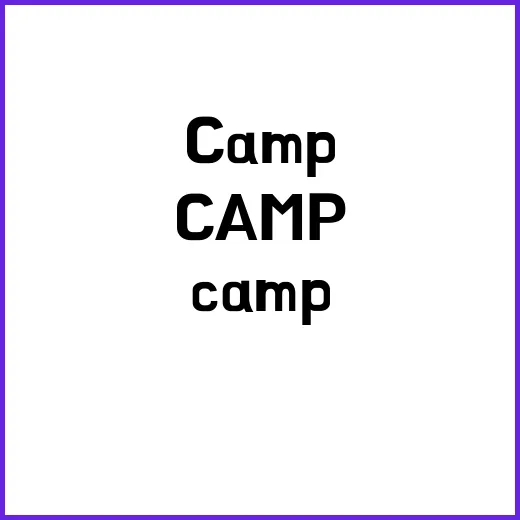 Camp & Joy…