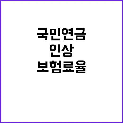 국민연금 보험료율 인상 무엇이 달라질까?